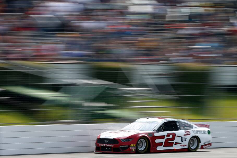 He led five Ford Mustang finishers in the top 10 at Pocono. He led five Ford Mustang finishers in the top 10 at Pocono.